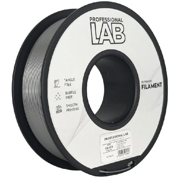 Filament za 3D tiskalnik PET-G 1,75mm 1000g Silver